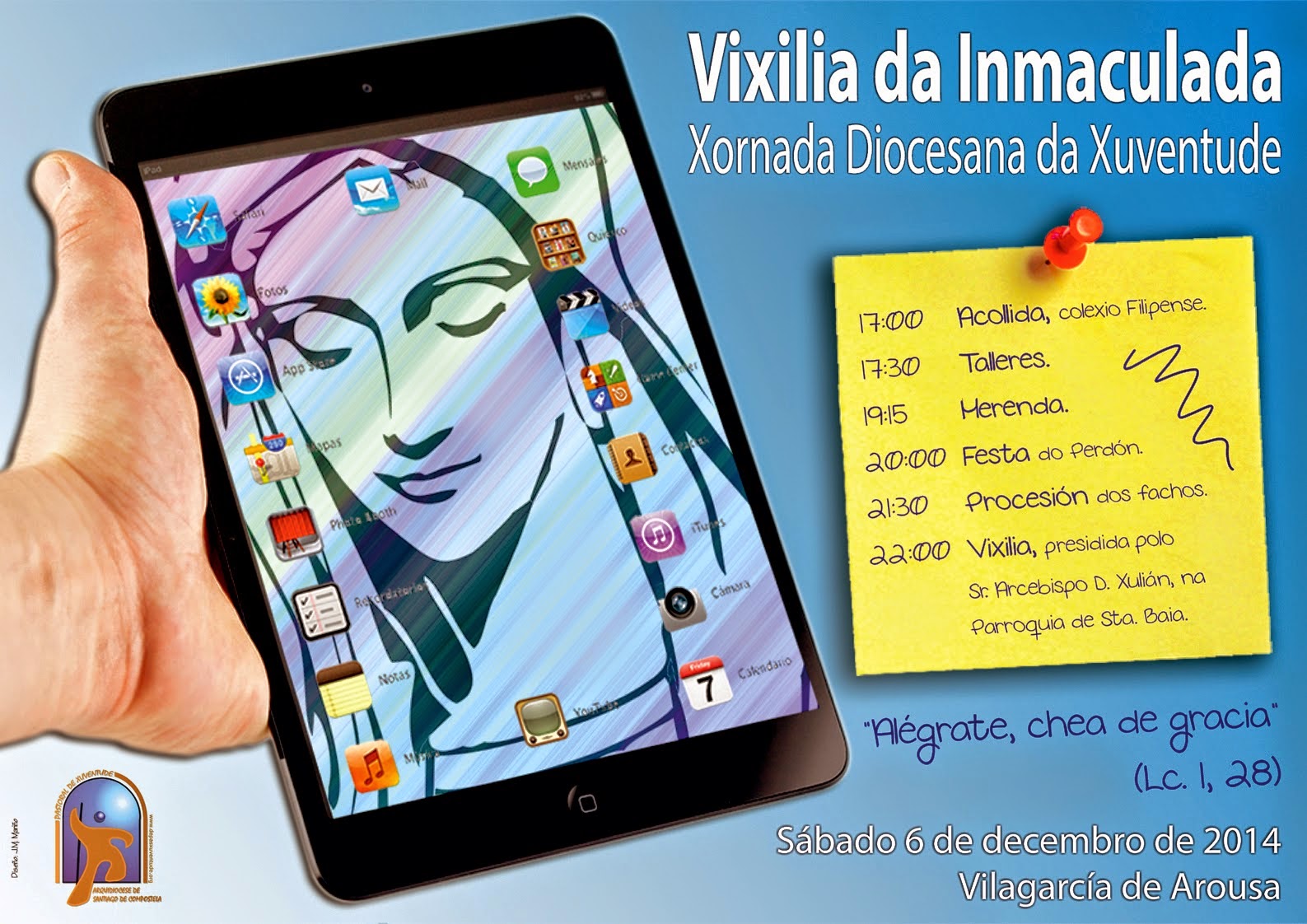 cartel vixilia da inmaculada 2014
